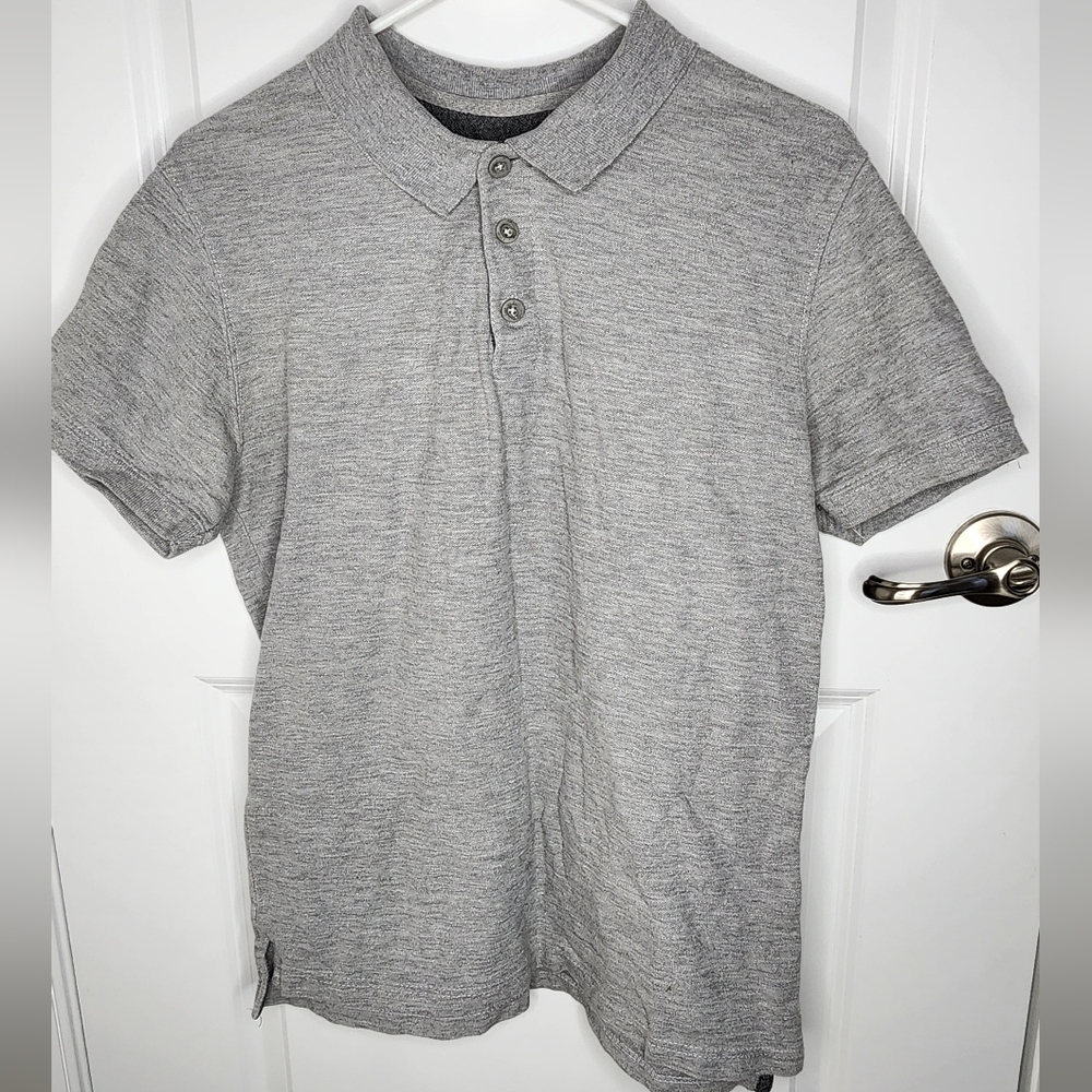 Lee Men's Gray Polo Shirt